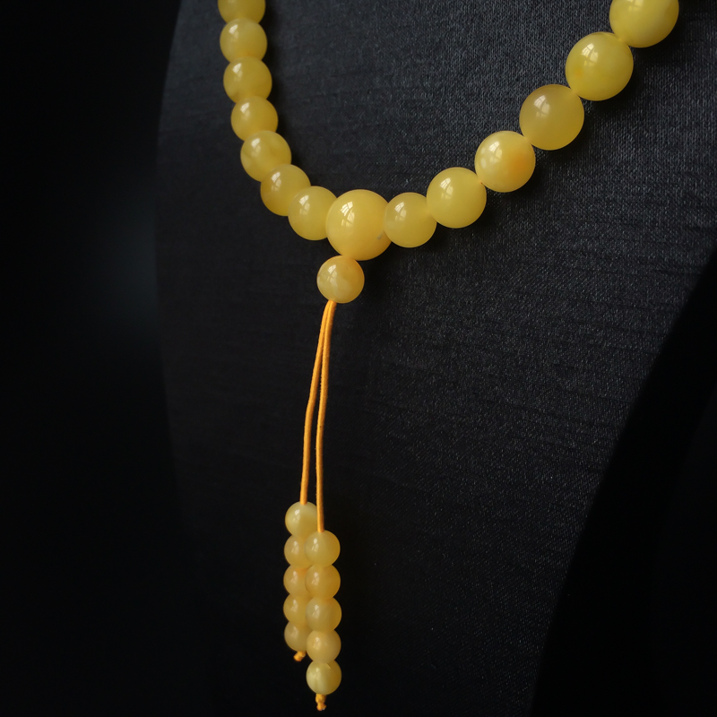 蜜蜡佛珠-红掌柜