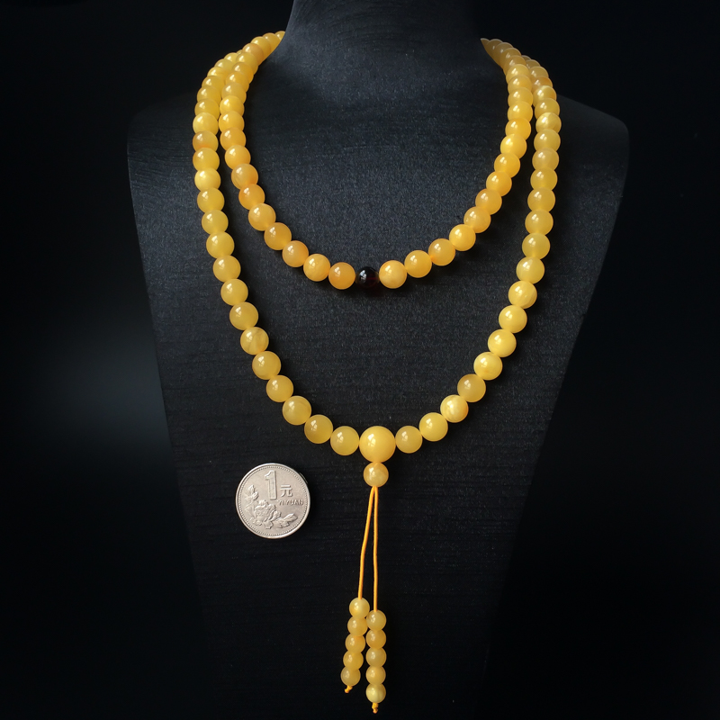 鸡油黄佛珠-红掌柜