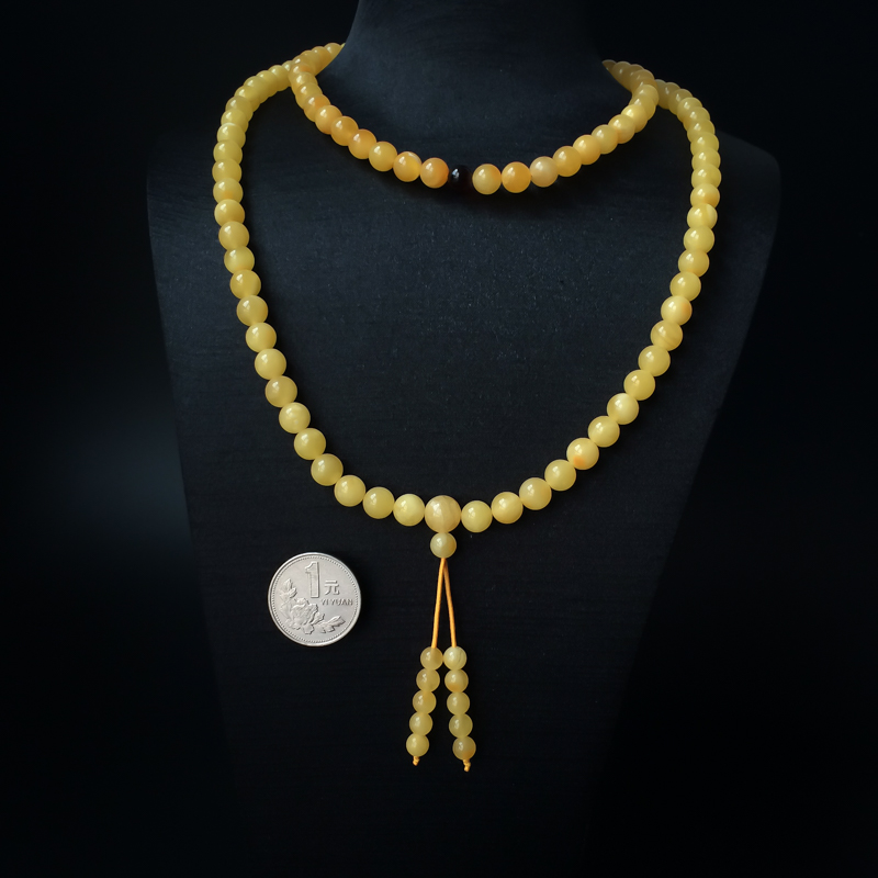 鸡油黄佛珠-红掌柜