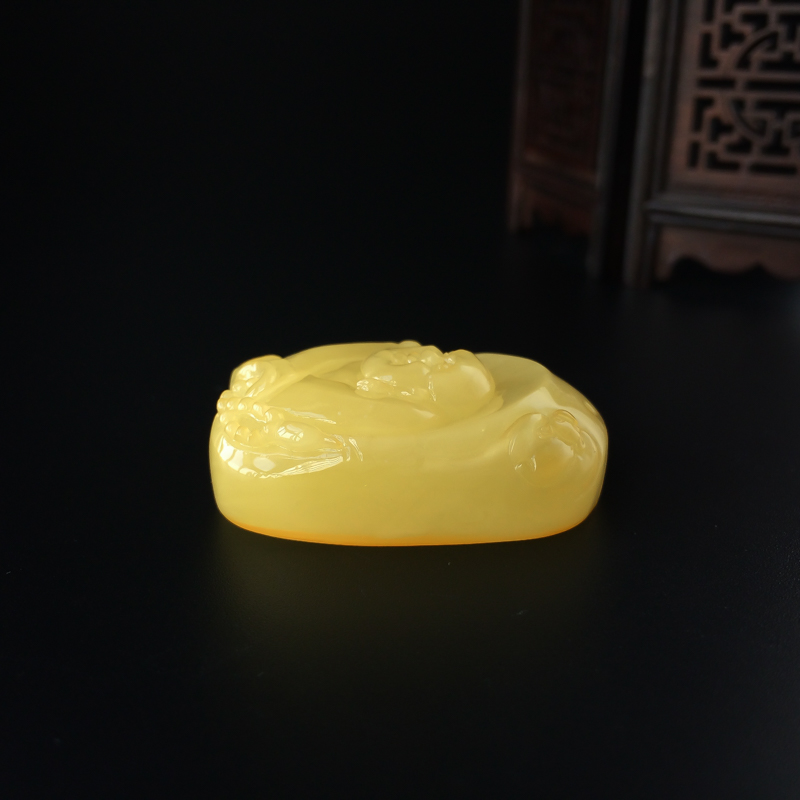 柠檬黄蜜蜡-红掌柜