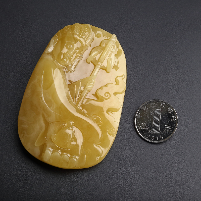 满蜜蜜蜡地藏菩萨吊坠-红掌柜