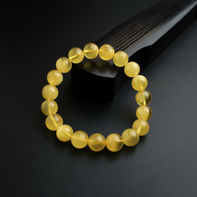 波罗的海天然金绞蜜蜜蜡手串 - 红掌柜