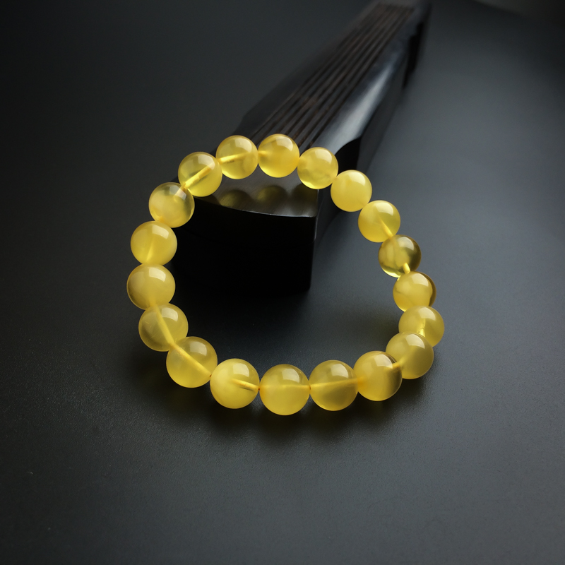 天然金绞蜜蜜蜡手串 - 红掌柜