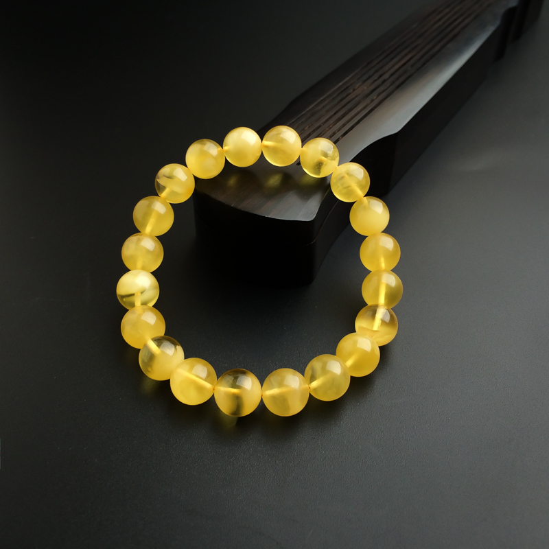 波罗的海天然金绞蜜蜜蜡手串 - 红掌柜