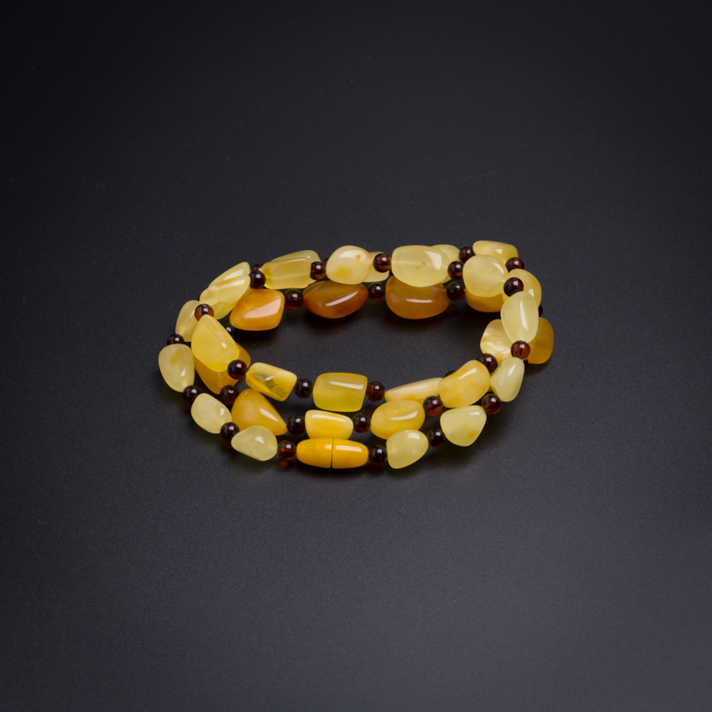 蜜蜡随形项链 - 红掌柜