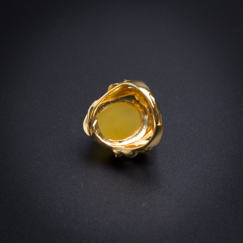 蜜蜡戒指 - 红掌柜