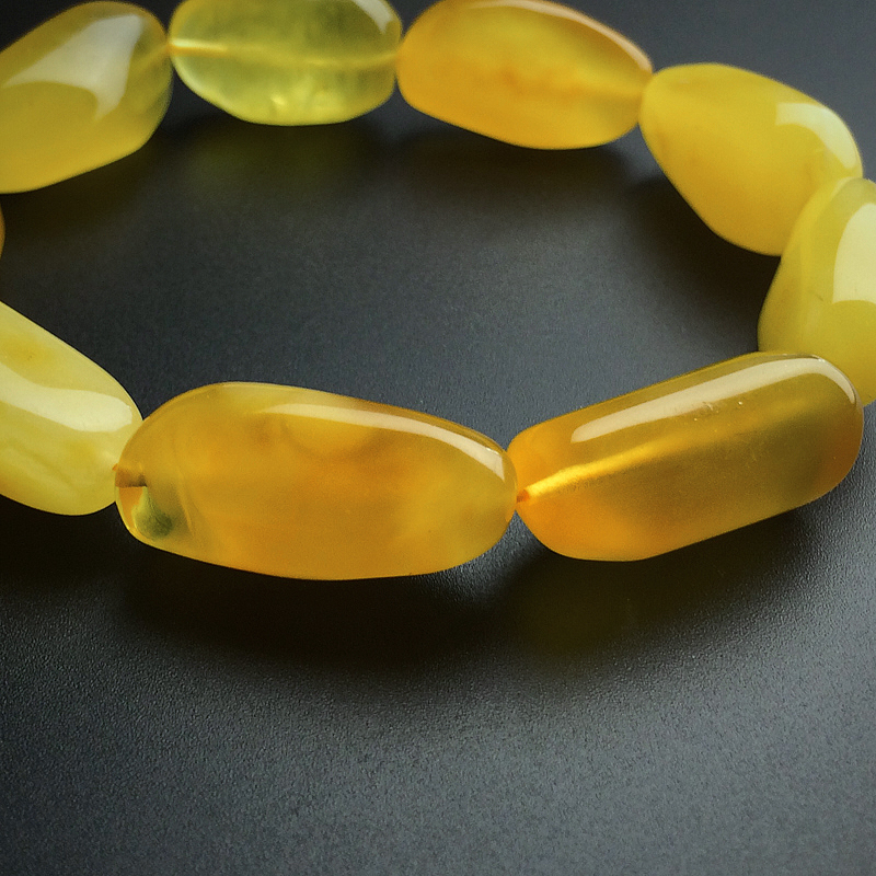 波罗的海蜜蜡随形手串-红掌柜