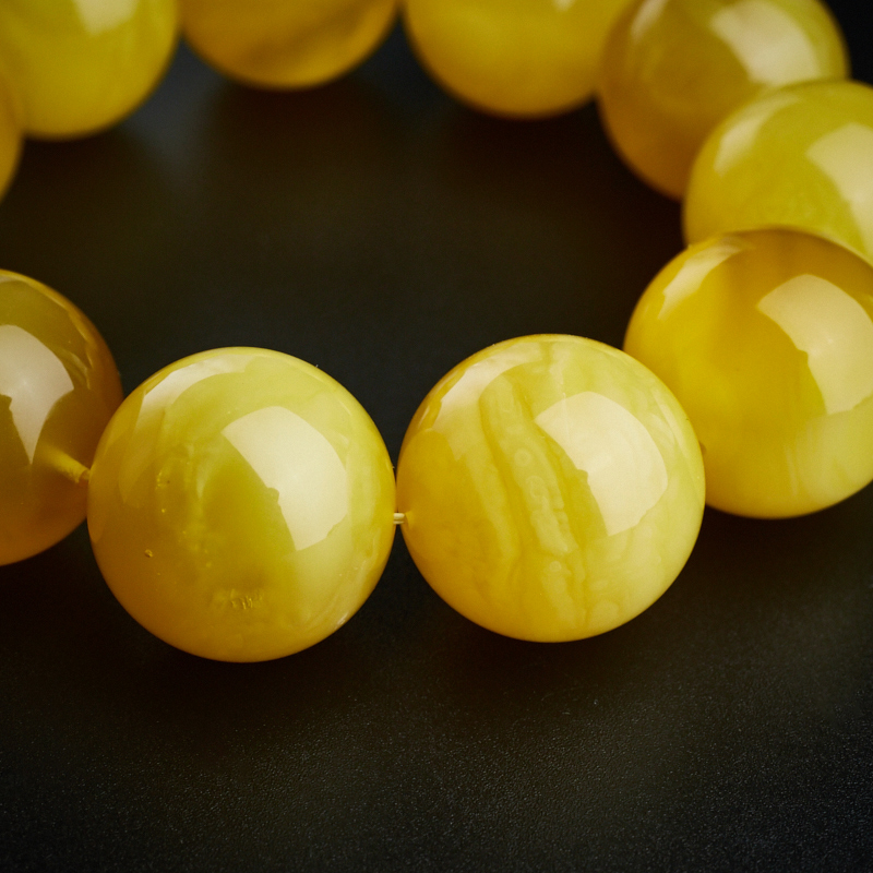 天然蜜蜡手串-红掌柜