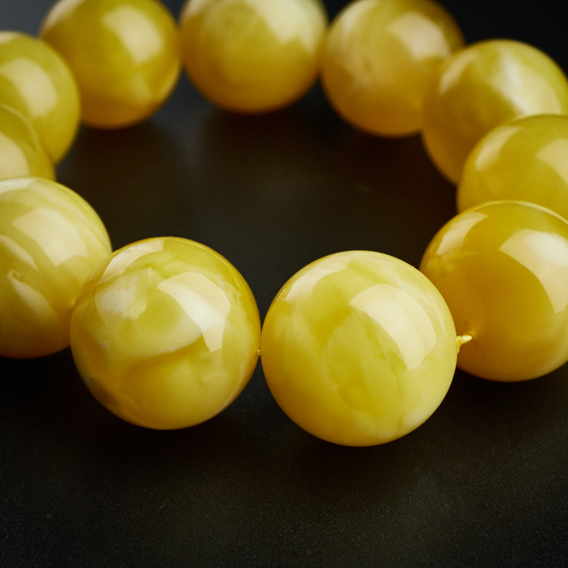 天然蜜蜡手串-红掌柜