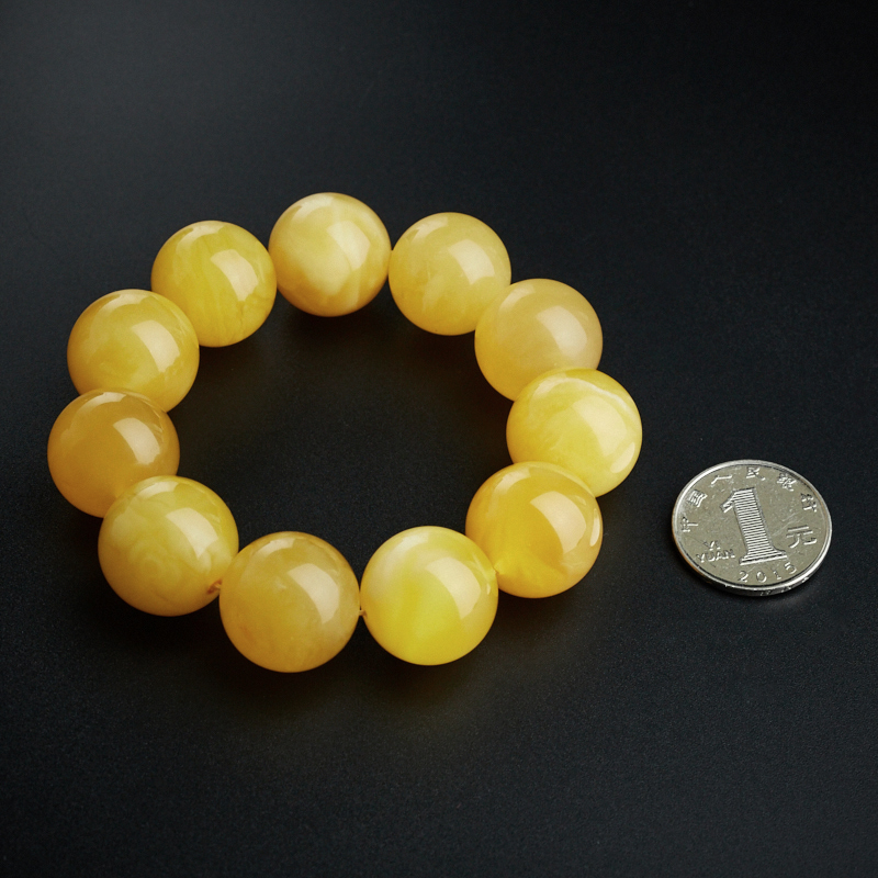 波罗的海蜜蜡手串-红掌柜