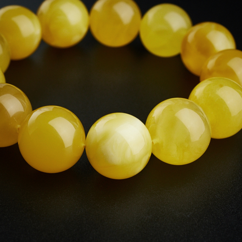 波罗的海蜜蜡手串-红掌柜