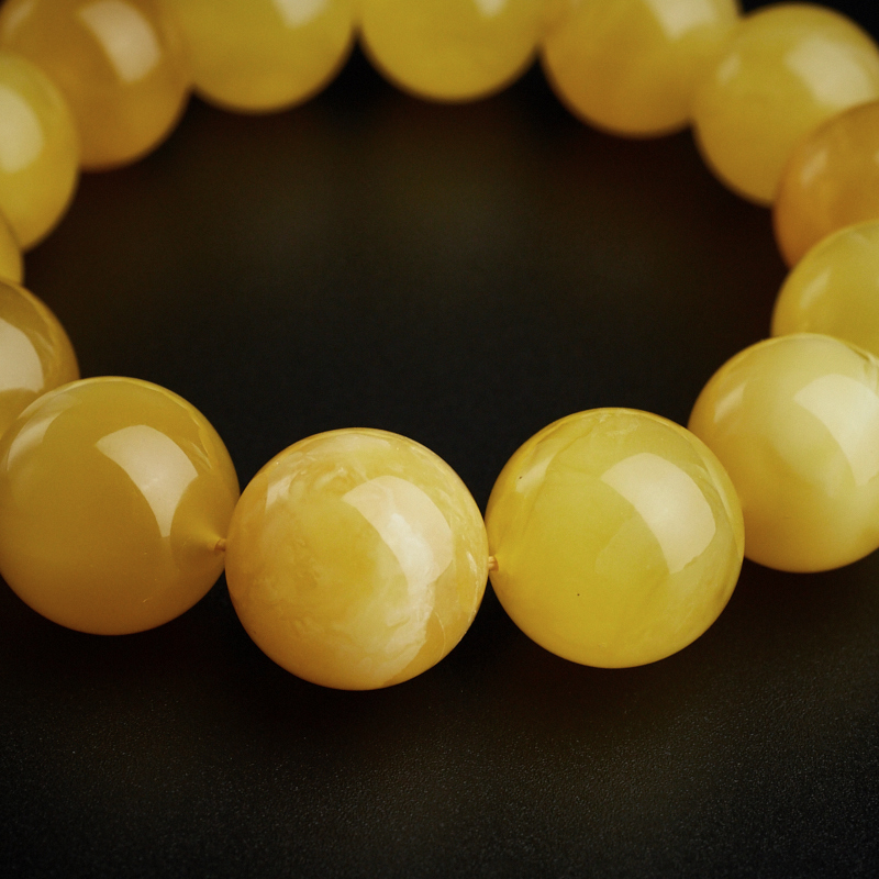 波罗的海蜜蜡手串-红掌柜