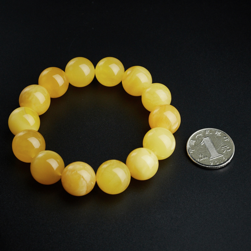 蜜蜡手串-红掌柜