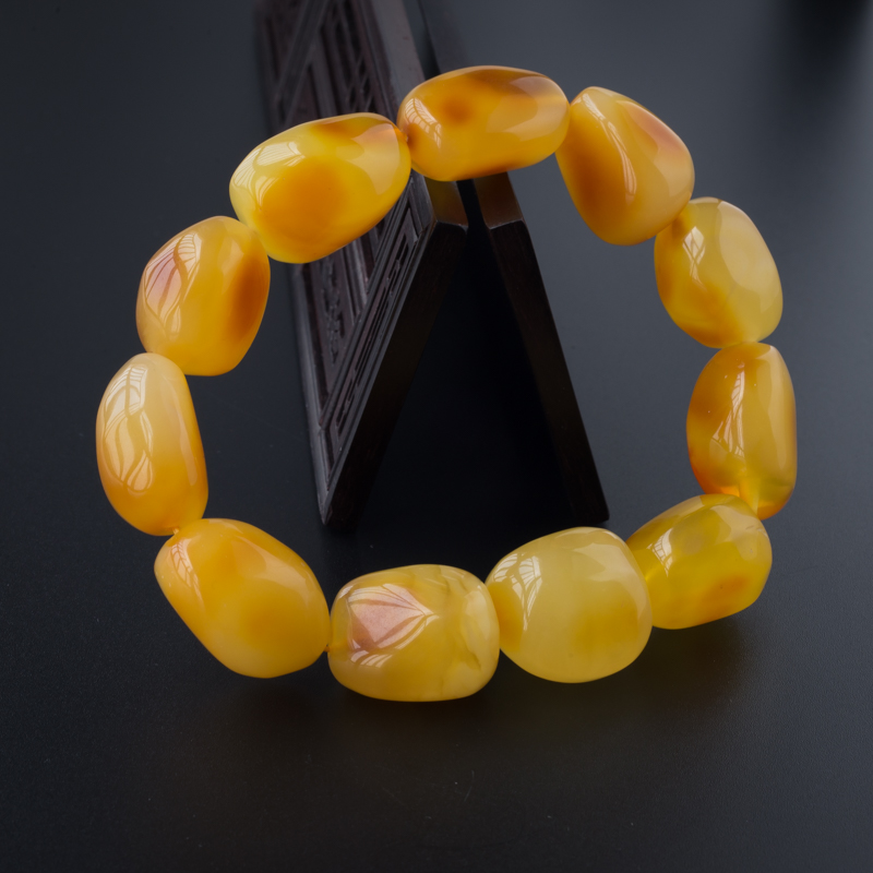 蜜蜡手串-红掌柜