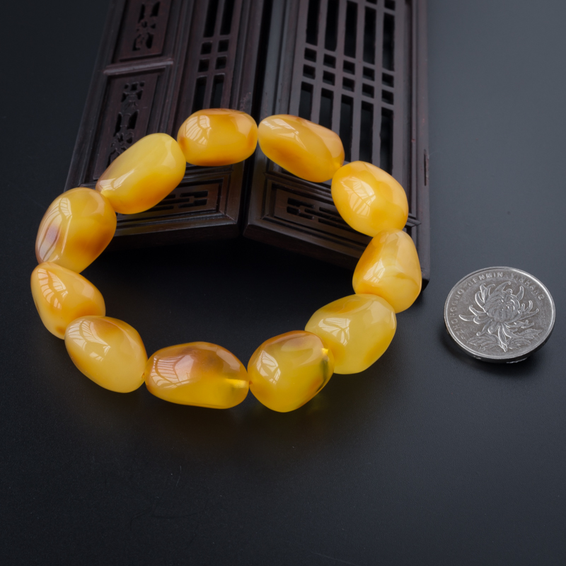 波罗的海蜜蜡手串-红掌柜