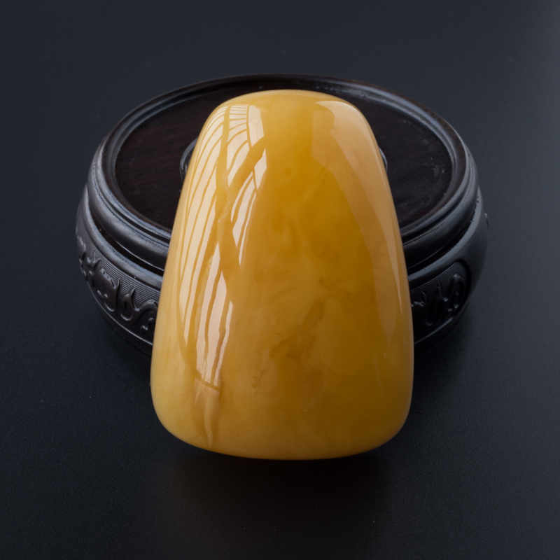 波罗的海天然蜜糖色蜜蜡无事牌吊坠 - 红掌柜