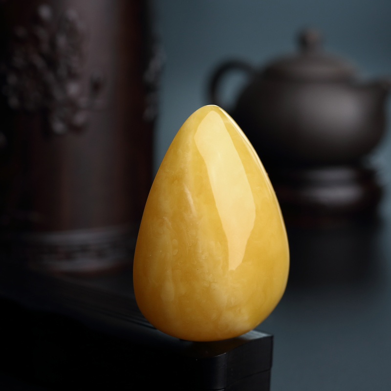 蜜蜡随形吊坠-红掌柜