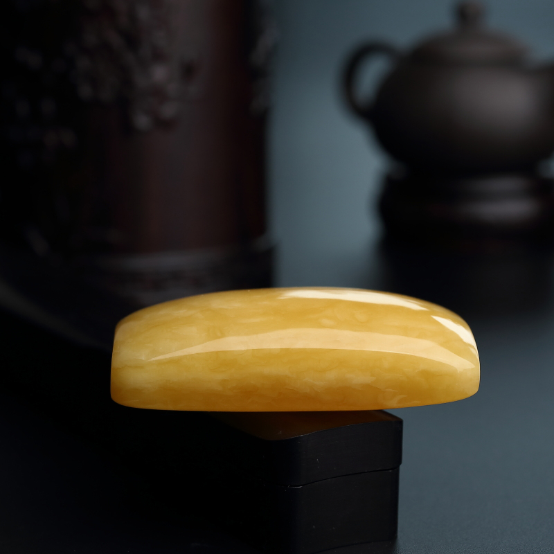 蜜蜡方牌-红掌柜