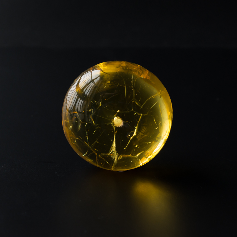 波罗的海天然金珀平安扣吊坠-红掌柜