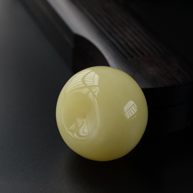 蜜蜡平安扣 - 红掌柜