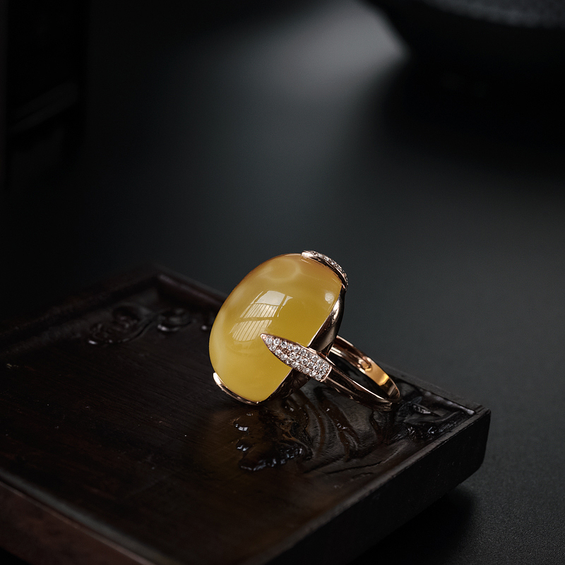 天然蜜蜡-红掌柜