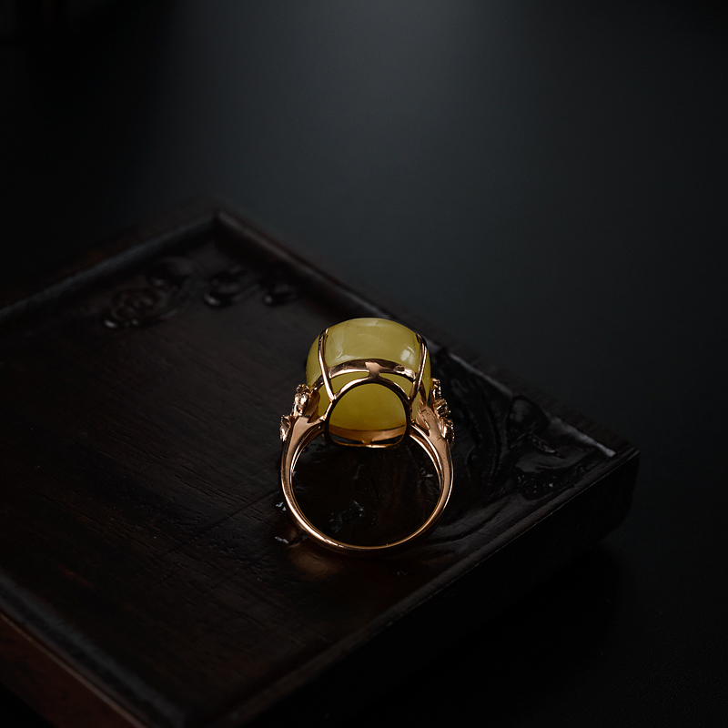 天然蜜蜡挂件-红掌柜