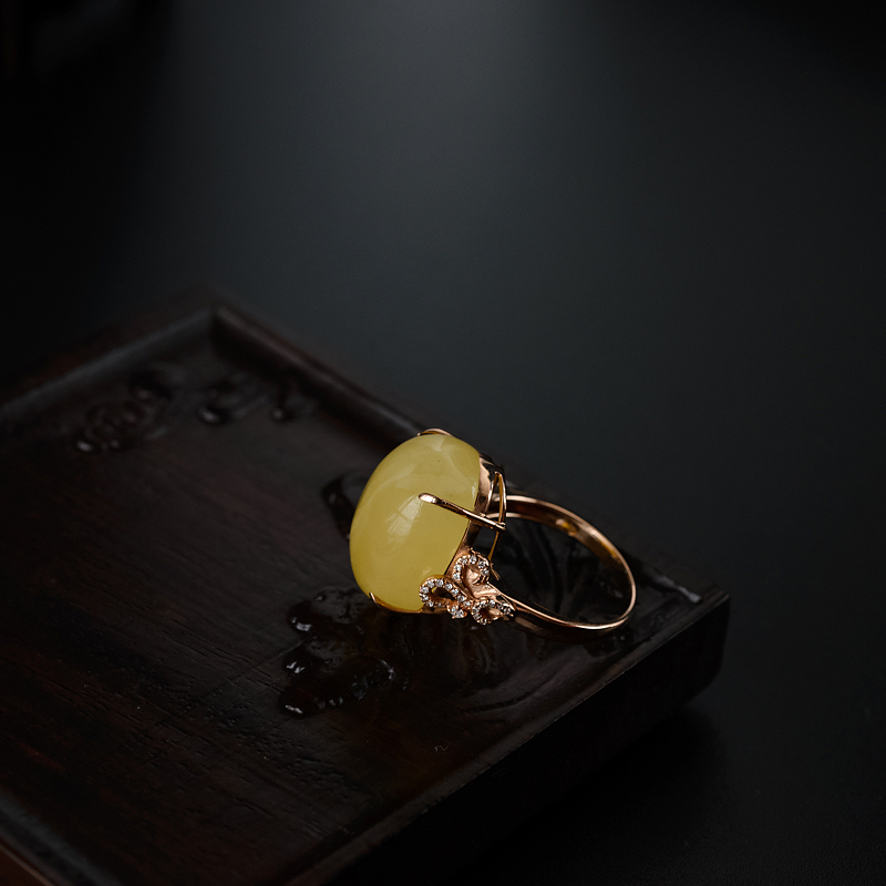 天然蜜蜡-红掌柜