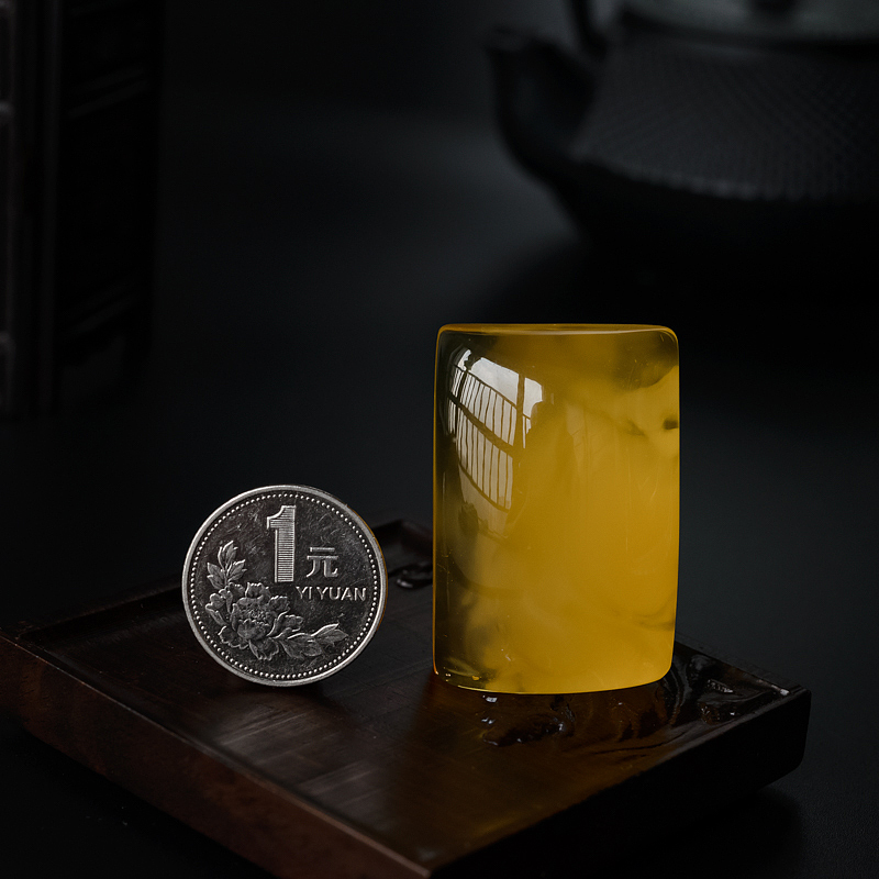 鸡油黄蜜蜡-红掌柜