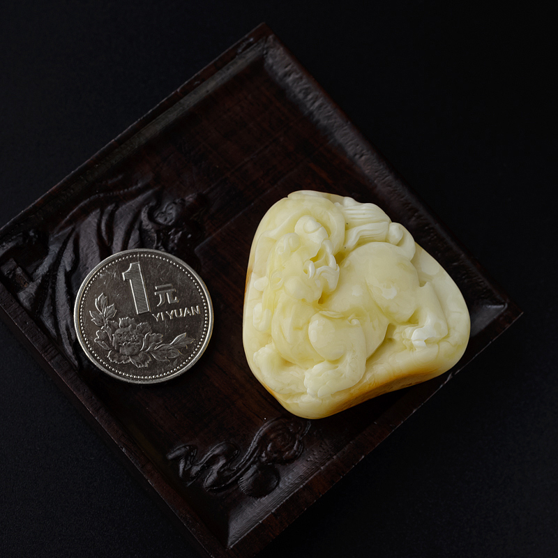 满蜜白蜜蜜蜡吊坠-红掌柜