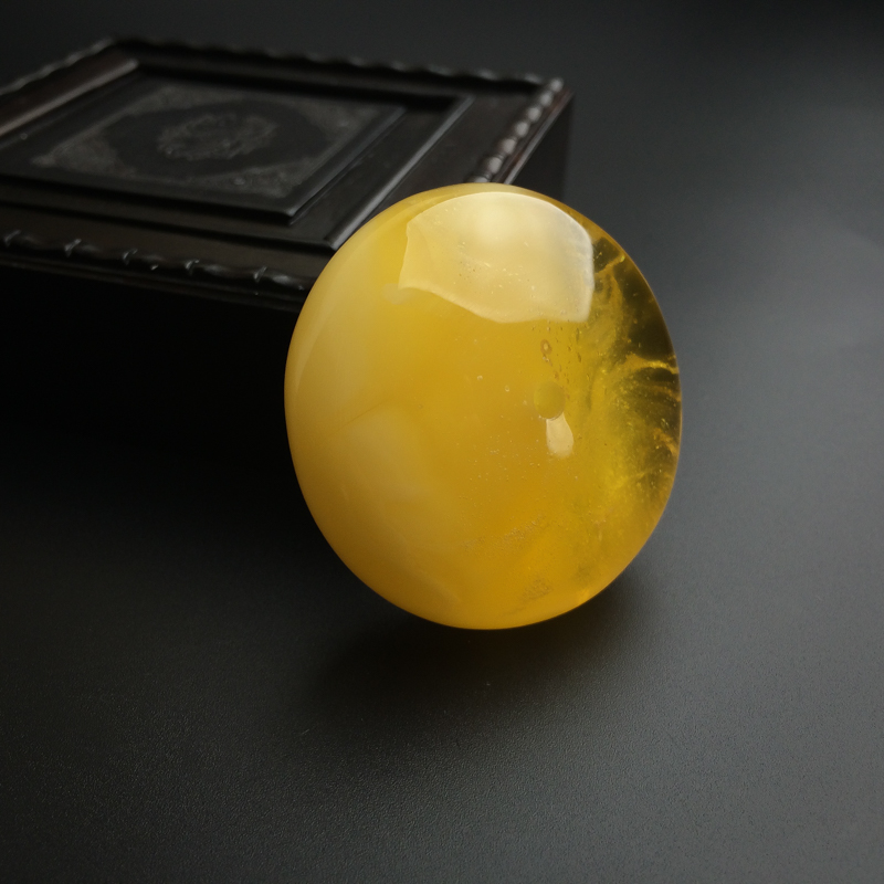 蜜蜡平安扣吊坠-红掌柜