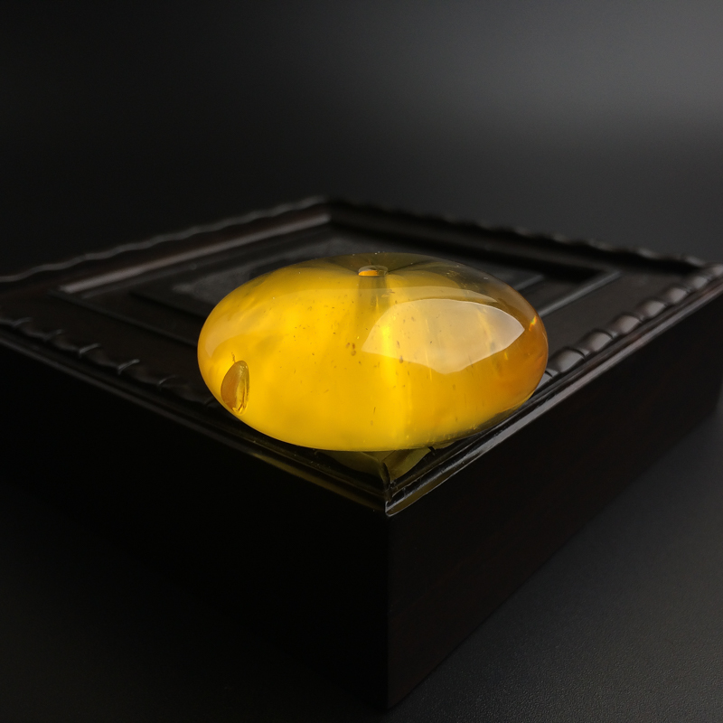 蜜蜡平安扣-红掌柜