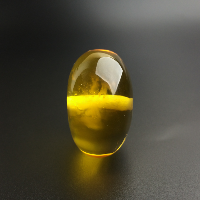 天然金珀平安扣-红掌柜