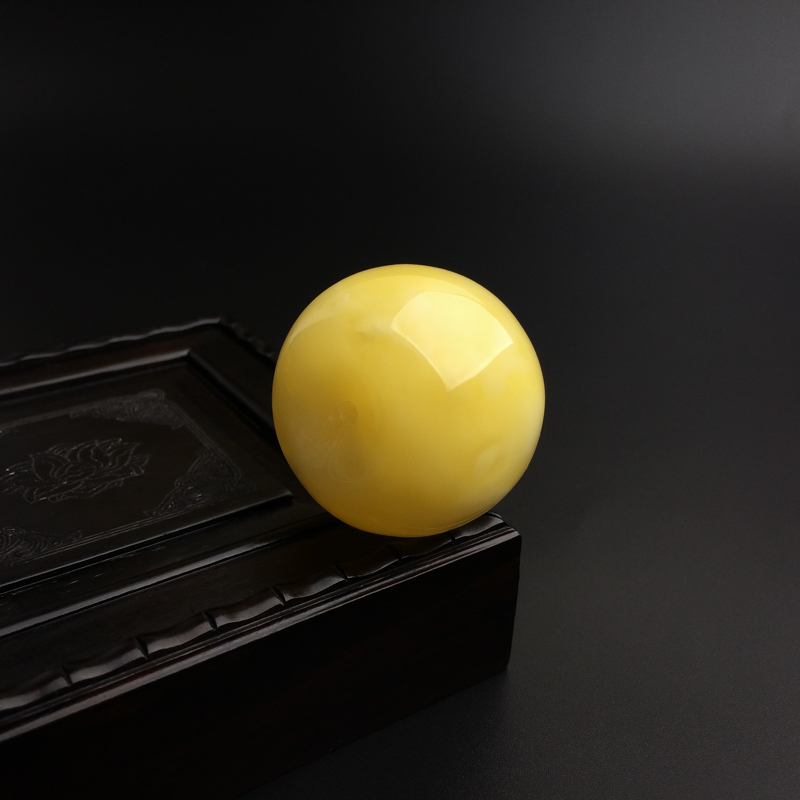 黄白蜜蜜蜡吊坠-红掌柜