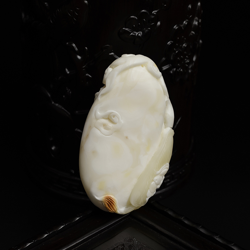 白蜜蜜蜡弥勒佛-红掌柜