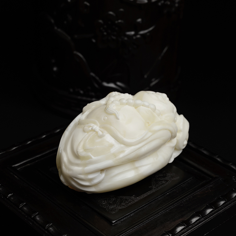 蜜蜡弥勒佛-红掌柜