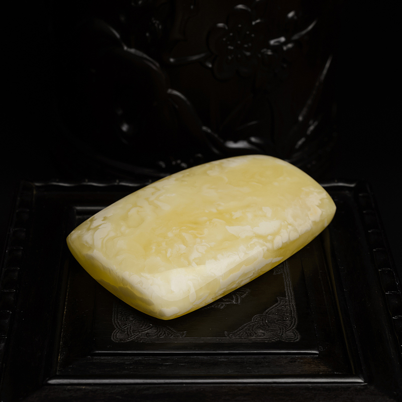 蜜蜡无事牌-红掌柜