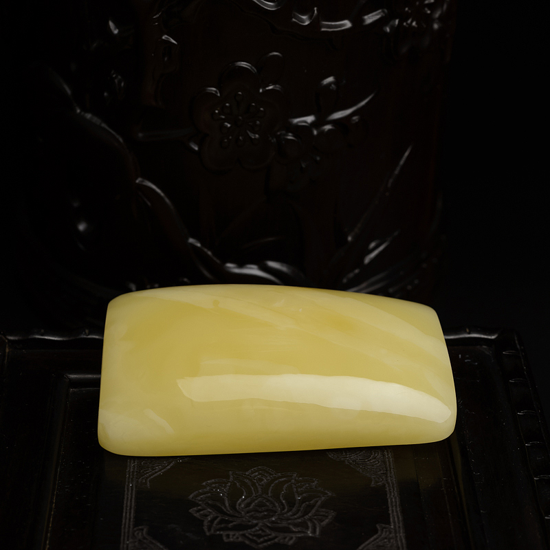 蜜蜡无事牌吊坠-红掌柜