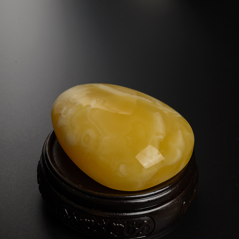 黄白蜜随形吊坠-红掌柜