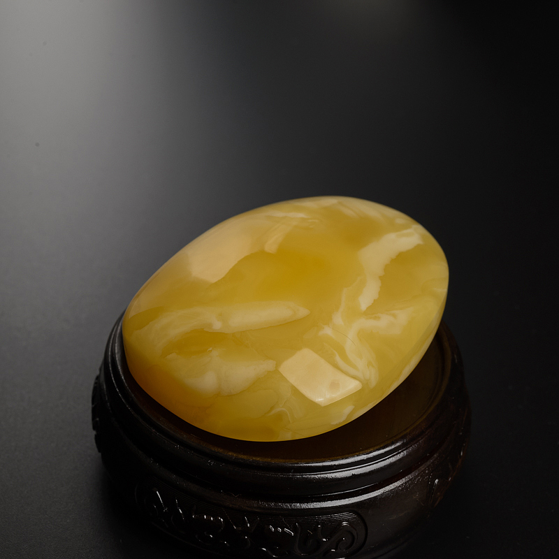 天然蜜蜡随形吊坠-红掌柜