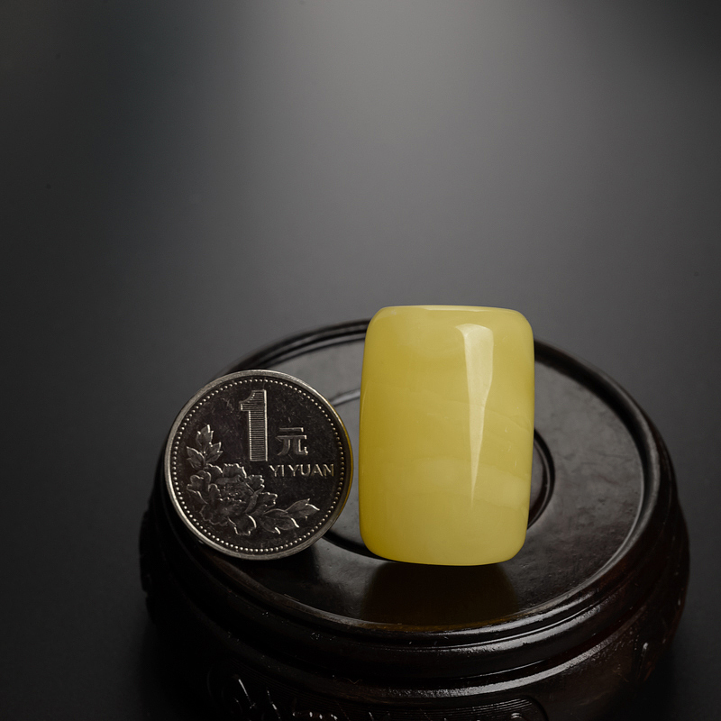 天然蜜蜡桶珠 - 红掌柜