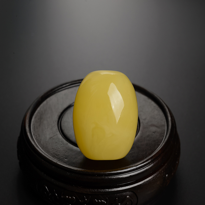 波罗的海天然满蜜蜜蜡桶珠 - 红掌柜