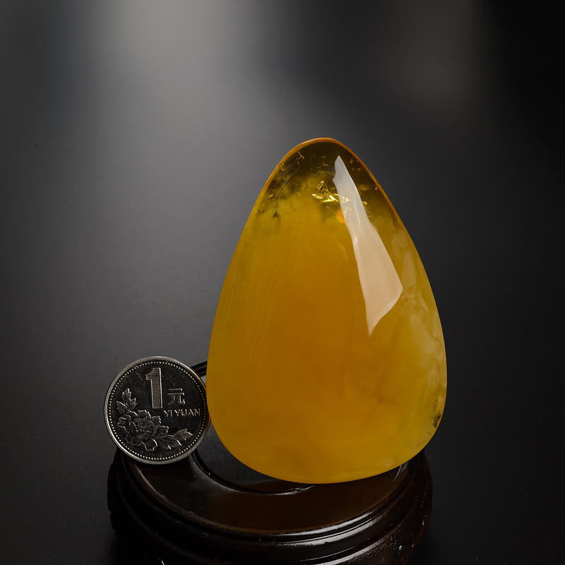 天然鸡油红蜜蜡吊坠 - 红掌柜