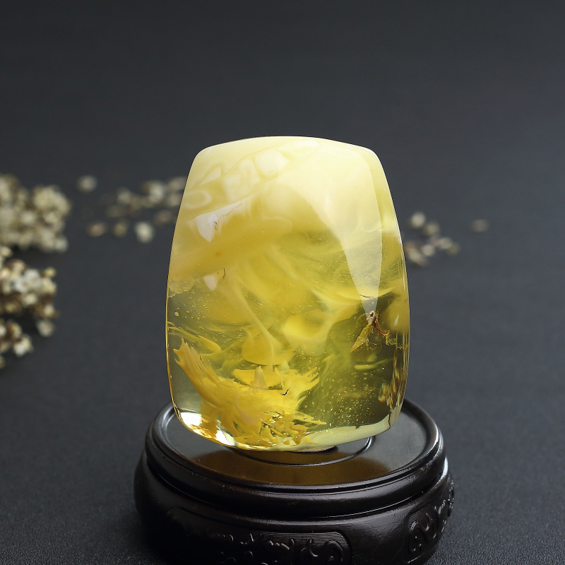 波罗的海天然金绞蜜鸡油黄蜜蜡随形吊坠 - 红掌柜