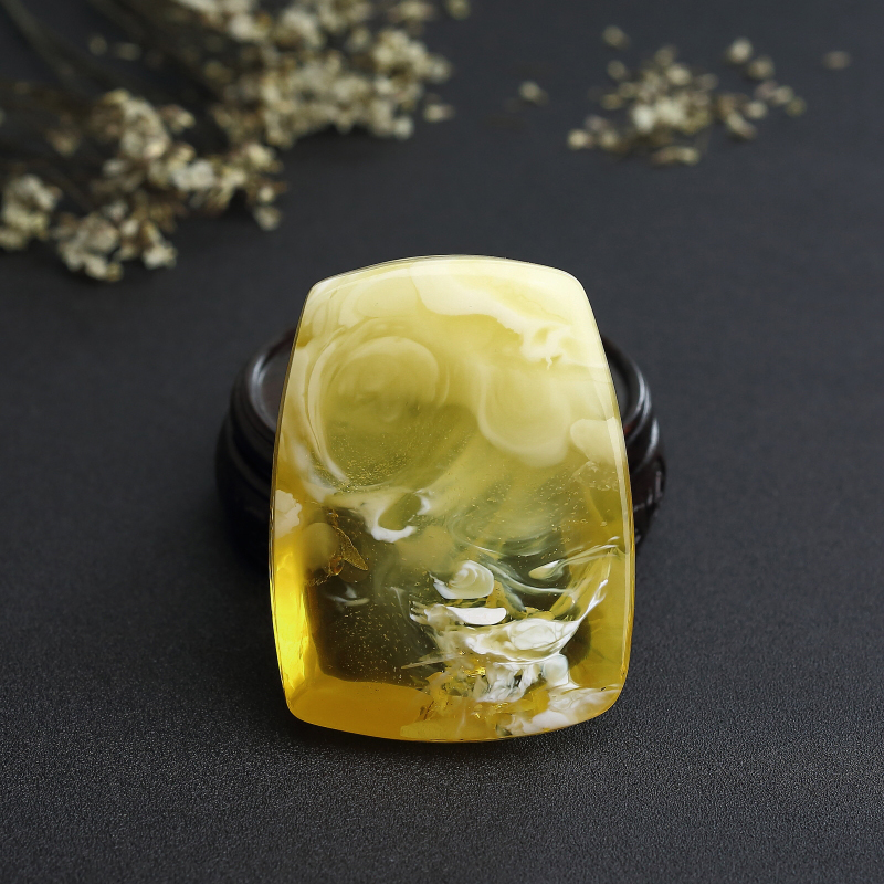 鸡油黄蜜蜡随形吊坠 - 红掌柜