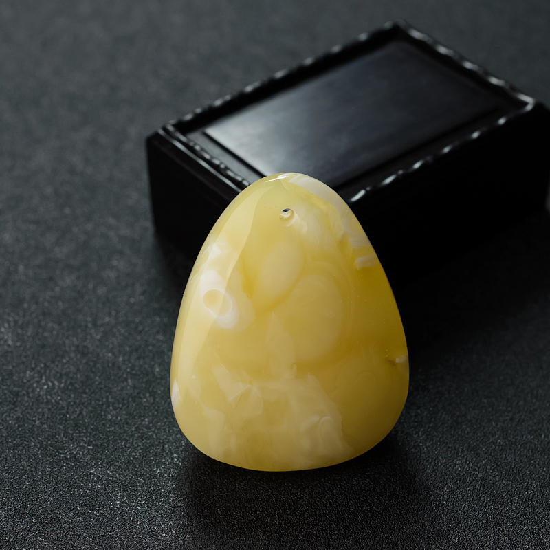 波罗的海天然黄白蜜蜜蜡吊坠 - 红掌柜