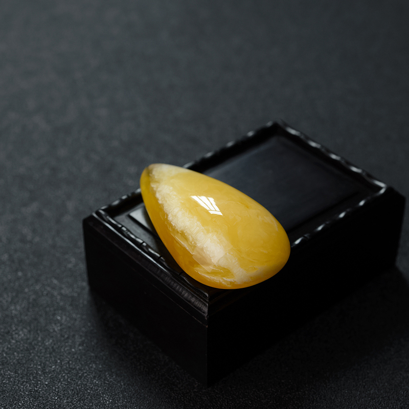 波罗的海金绞黄白蜜蜜蜡随形吊坠 - 红掌柜