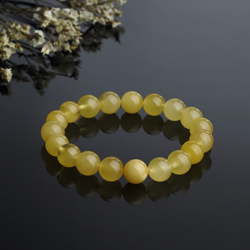 波罗的海天然鸡油黄蜜蜡手串 - 红掌柜