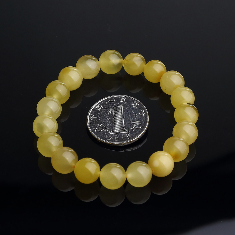 天然鸡油黄蜜蜡手串 - 红掌柜