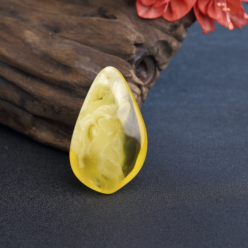 波罗的海天然鸡油黄蜜蜡随形吊坠 - 红掌柜