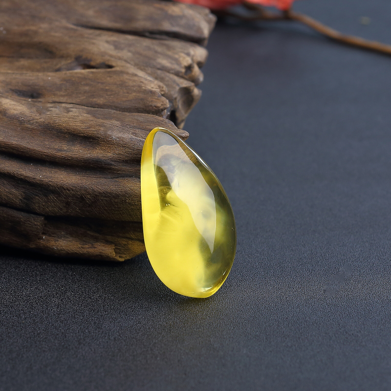 天然金绞蜜鸡油黄蜜蜡随形吊坠 - 红掌柜